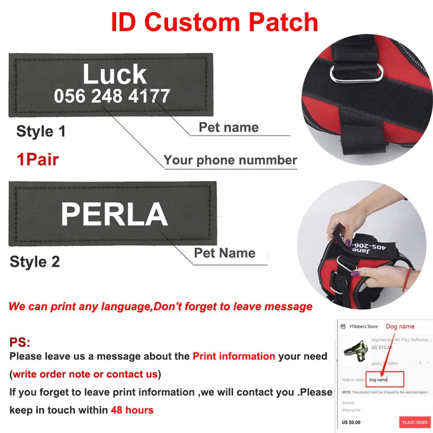 Personalized Dog Harness