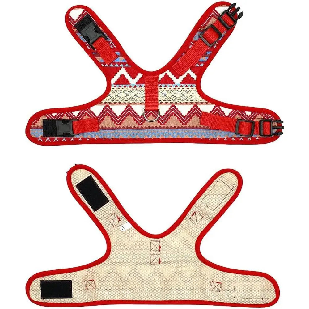 Dog Harness Leash Set Small Medium Breeds Adjustable Fit