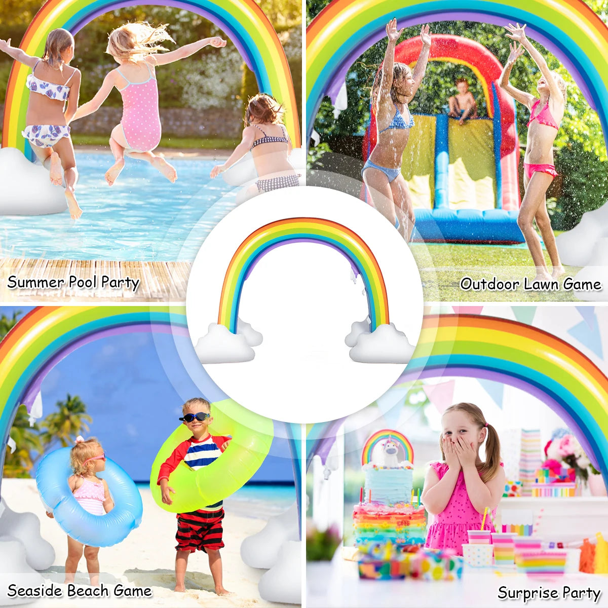Inflatable Rainbow Sprinkler