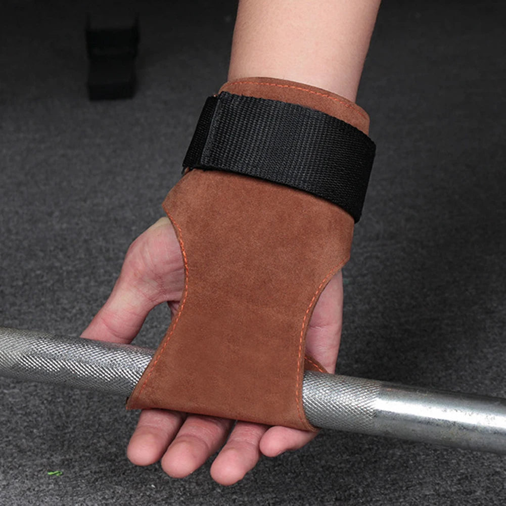 Gym Weight Lifting Hooks Pads Gloves Grips Anti Skid Workout Fitness Weightlift Gloves Hand Protection Mittens