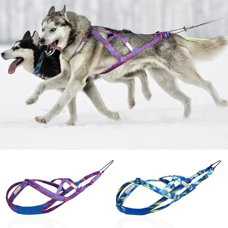 Pet Sledge Harness for Small Large Dogs